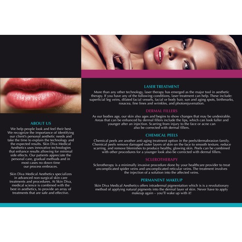 Up and coming Medical needs amazing brochure