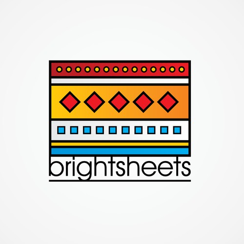 Make a creative and colorful logo for brightsheets