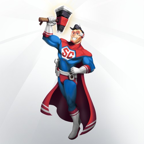 superhero mascot