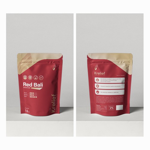 Krelief Kratom Packaging