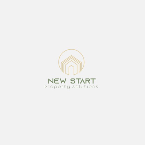 BUSINESS LOGO CONCEPT FOR NEW START PROPERTY SOLUTIONS