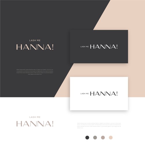 Lash me Hanna logo
