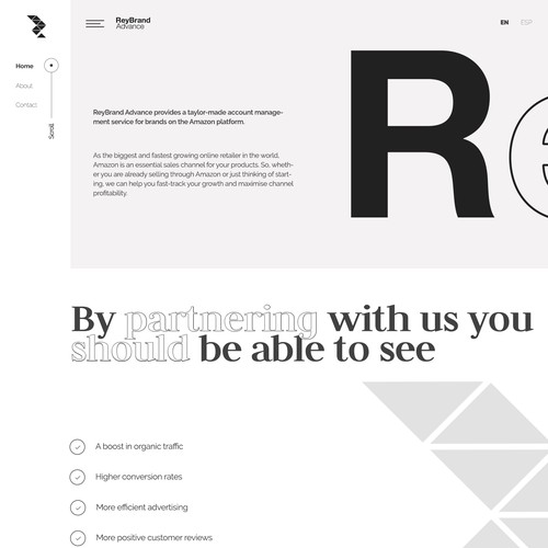 A high end creative and Minimal Website Design