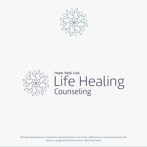 Abstract Logo for psychological counseling