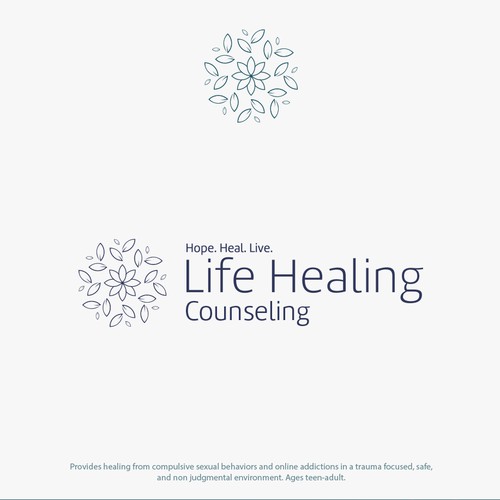 Abstract Logo for psychological counseling