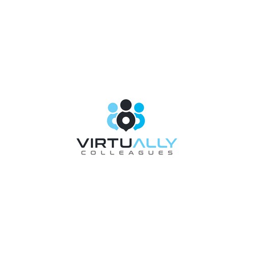 Virtually Colleagues Logo Design