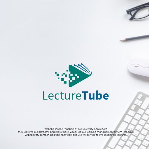 Logo design concept for Lecture Tube