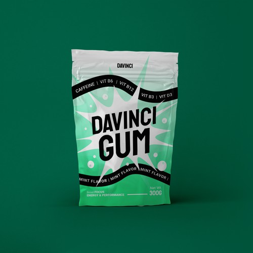 Gum Pouch Packaging Design