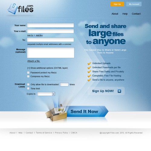 make an impact! brand-new file sharing website