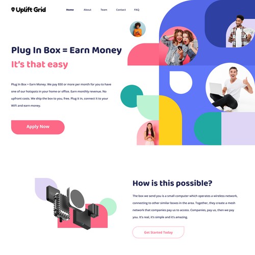 Landing Page Design 