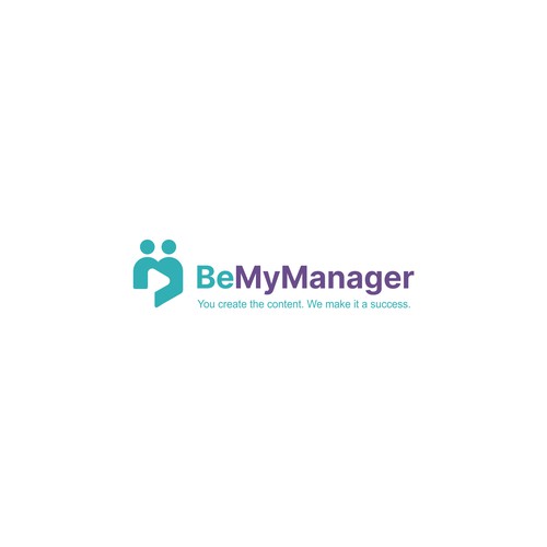 Logo for BeMyManager, the perfect tool for content creators