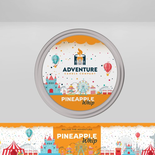 Candle label design