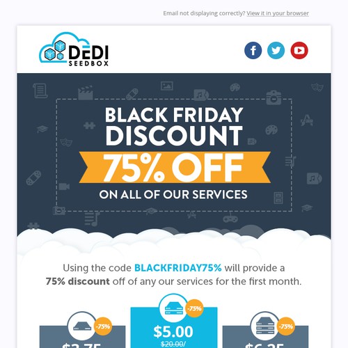 DediSeedbox Black Friday email
