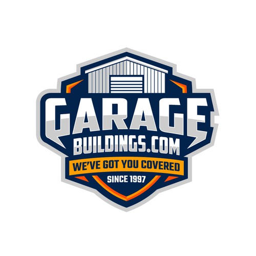 Bold logo of Garage Buildings