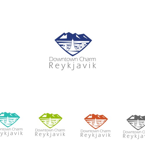 logo for charming apartment in town