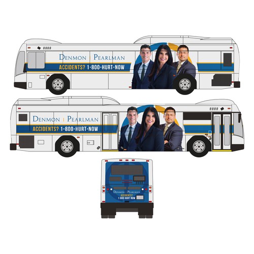 Law Firm Bus Graphics