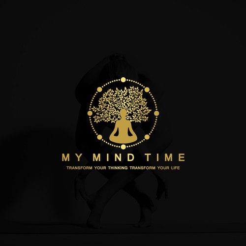 Hypnotherapy and meditation site a logo cool, simple and organic design.