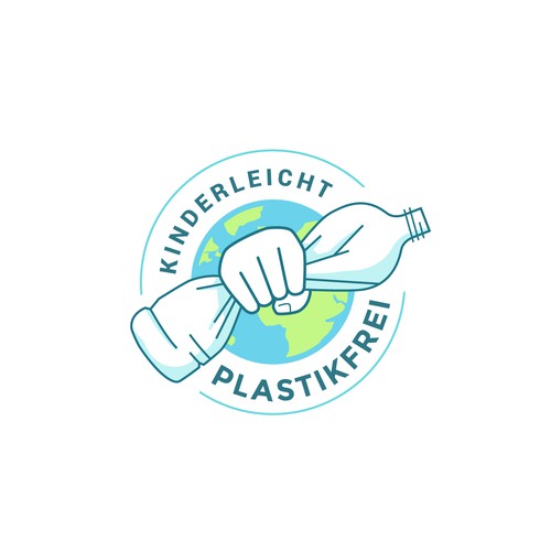 Logo that create awareness of plastics reduction / avoidance
