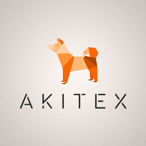 Logo for AKITEX, a textile company