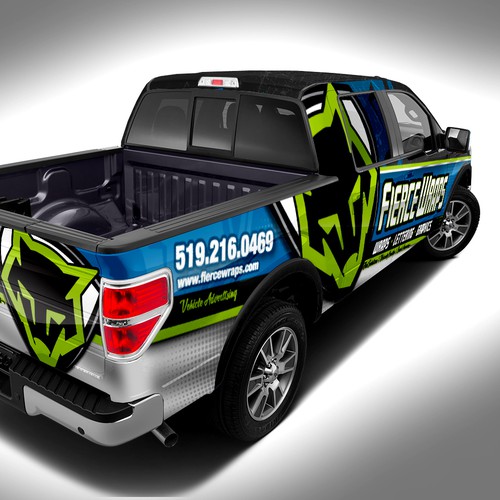 Truck Wrap Design for FierceWraps