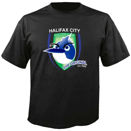 Create a cool soccer t-shirt for Halifax CITY Soccer Club