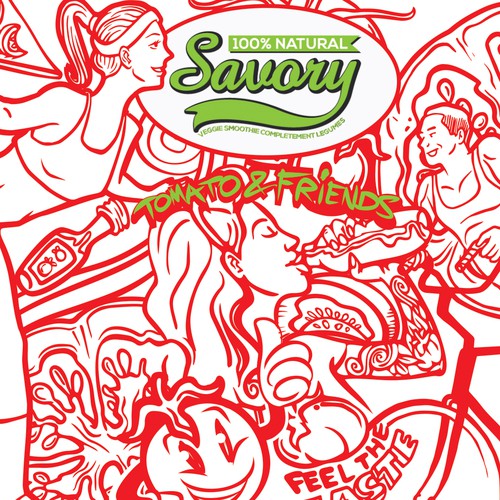Product Label for Savory