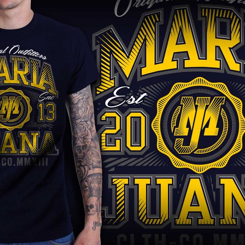 Maria Juana - t-shirt design