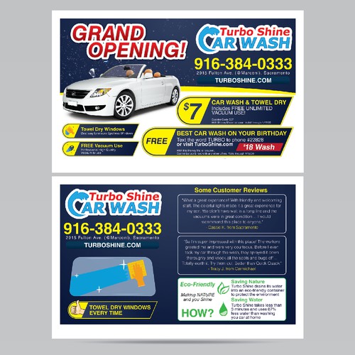 Car Wash Grand Opening