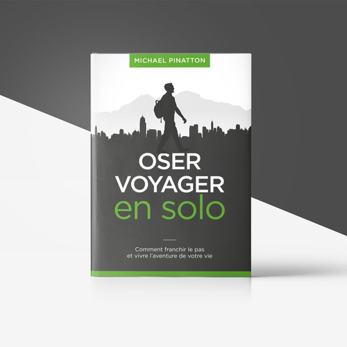 inspiring cover for non-fiction book « Dare to Travel Solo »