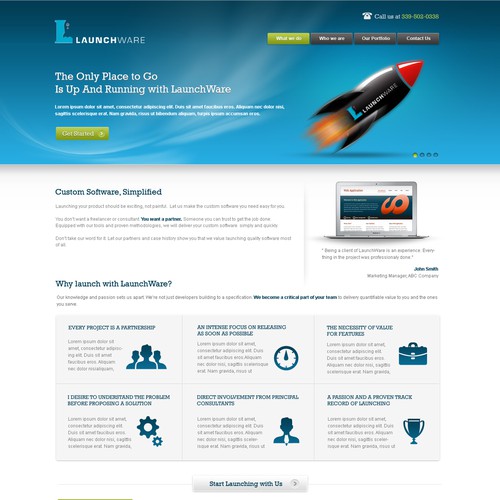 LaunchWare: A Killer Web Application Development Agency Needs a New Site