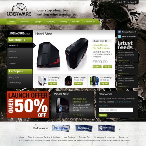 Uberware PC Gaming Website - New Company