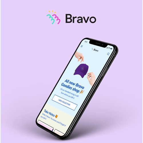 Bravo Goodies Store Home Screen