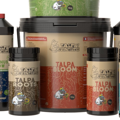 Growshop Label Design