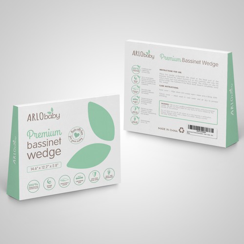 Package design for Premium Bassinet Wedge