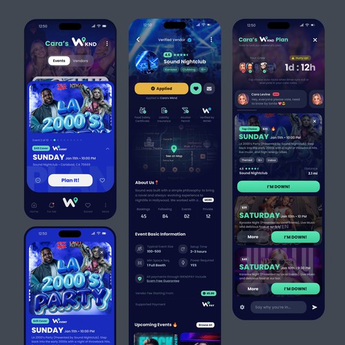 Design for an Event Planning App