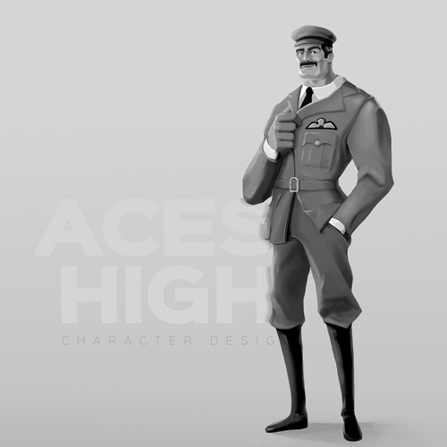 Flight Simulator Game Character Design