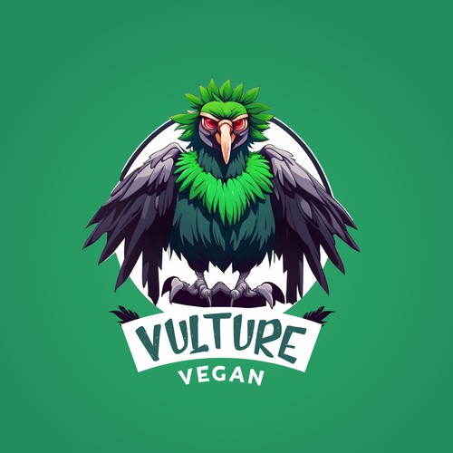 Vulture Vegan Logo