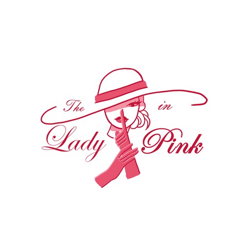 Logo "The Lady in PInk" for Fasion Brand