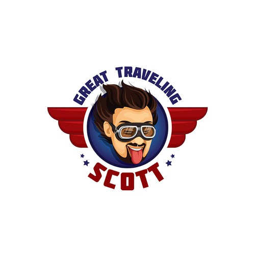 Logo for the blog of truck driver - about traveling, sport, beverages and so on...