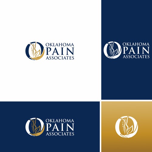 Logo design for Oklahoma Pain Associates, an osteopathic pain physician services