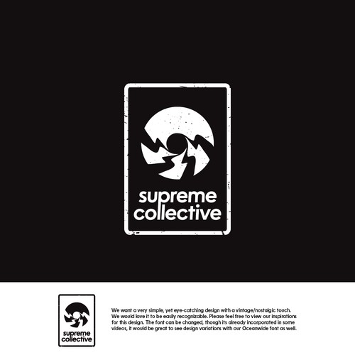 Supreme collective logo design