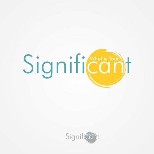 "Significant" is the primary word. Possibly accentuating the CAN letters in the word significant. needs a new logo