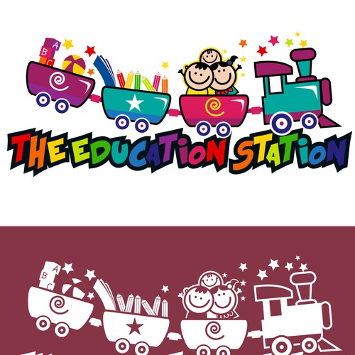 logo for the education station