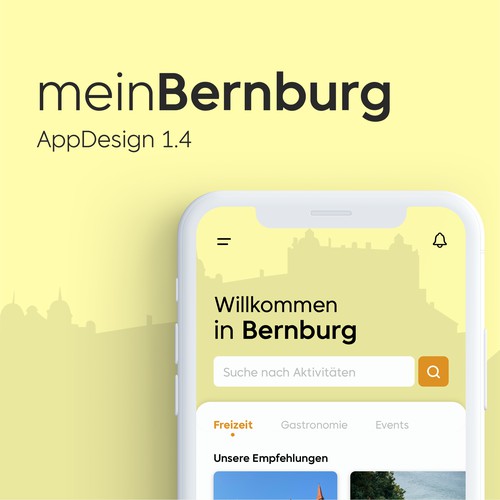 App for tourists in the german city Bernburg