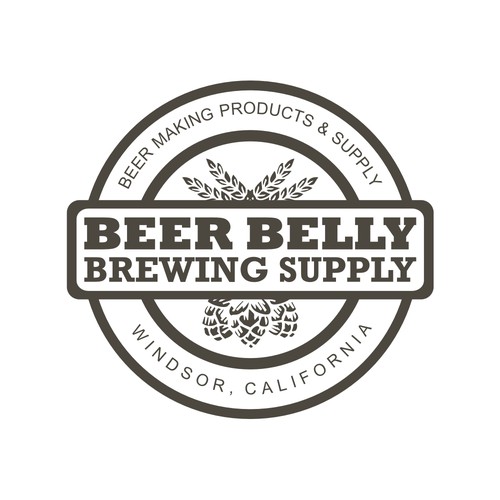 brewing company logo concept