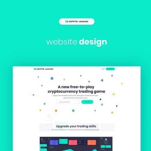 Crypto Leagues Website Design