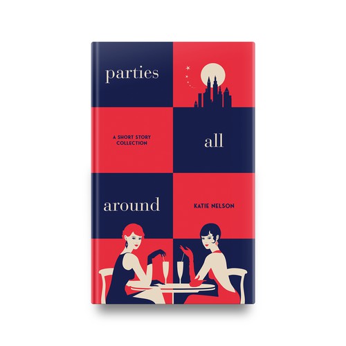 Book cover for a short story collection "Parties All Around"