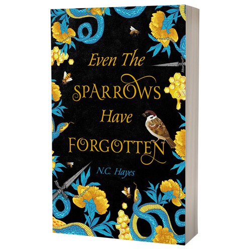 Book cover design for Even The Sparrows Have Forgotten
