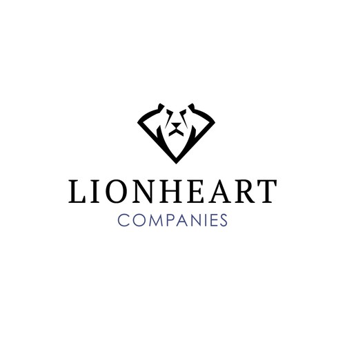 Bold logo concept for Lionheart Companies