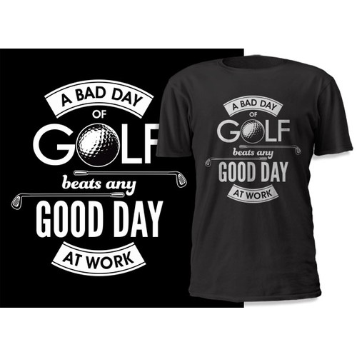 Create a clean, new t-shirt design for golf lovers!